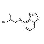 CAS#: 169760-57-0, (1,3-Benzothiazol-4-Yloxy)Acetic Acid