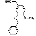 CAS 登录号：1699-39-4， [3-(苄氧基)-4-甲氧基苯基]乙腈