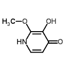 CAS#: 169905-06-0, 3-Hydroxy-2-Methoxy-4(1H)-Pyridinone