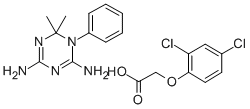 CAS#: 17008-20-7, 4,6-Diamino-1,2-dihydro-2,2-dimethyl-1-phenyl-1,3,5-triazine 2,4-dichlorophenoxyacetate