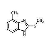 CAS#: 170116-49-1, 4-Methyl-2-(Methylsulfanyl)-1H-Benzimidazole