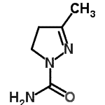 CAS#: 17014-30-1, 3-Methyl-4,5-Dihydro-1H-Pyrazole-1-Carboxamide