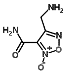 CAS#: 170149-39-0, 4-(Aminomethyl)-1,2,5-Oxadiazole-3-Carboxamide 2-Oxide