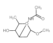 CAS 登录号：17016-62-5， 甲基3-(乙酰氨基)-2,3,6-三脱氧-alpha-D-阿拉伯糖-吡喃己糖苷