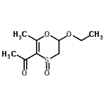 CAS#: 170161-60-1, 1-(6-Ethoxy-2-Methyl-4-Oxido-5,6-Dihydro-1,4-Oxathiin-3-Yl)Ethanone