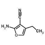 CAS 登录号：170170-12-4， 2-氨基-4-乙基-3-糠腈