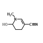 CAS#: 170232-99-2, 6-Hydroxy-1-Methyl-1,4,5,6-Tetrahydro-3-Pyridinecarbonitrile