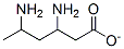 CAS#: 17027-83-7, 3,5-Diaminohexanoate