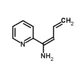 CAS 登录号：170298-90-5， (1E)-1-(2-吡啶基)-1,3-丁二烯-1-胺
