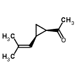 CAS#: 170303-18-1, 1-[(1R,2R)-2-(2-Methyl-1-Propen-1-Yl)Cyclopropyl]Ethanone