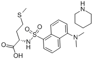 CAS 登录号：17039-58-6， 丹磺酰-L-蛋氨酸哌啶鎓盐