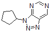 CAS 登录号：17050-88-3， 3-环戊基-[1,2,3]三唑并[5,4-d]嘧啶
