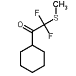 CAS 登录号：170654-39-4， 1-环己基-2,2-二氟-2-(甲硫基)乙酮