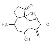 CAS#: 17066-68-1, 4-Hydroxy-6,9a-dimethyl-3-methylene-3a,4,5,6,6a,7,8,9b-octahydroazuleno[7,8-d]furan-2,9-quinone