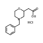 CAS#: 170804-78-1, (4-Benzyl-2-Morpholinyl)Acetic Acid Hydrochloride (1:1)