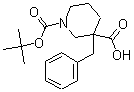 CAS#: 170838-83-2, 3-(Phenylmethyl)-1,3-Piperidinedicarboxylicacid 1-(1,1-Dimethylethyl) Ester