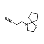 CAS#: 170876-15-0, 3-(1-Oxa-4-Azaspiro[4.4]Non-4-Yl)Propanenitrile