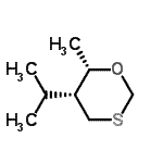 CAS#: 170960-93-7, (5R,6S)-5-Isopropyl-6-Methyl-1,3-Oxathiane