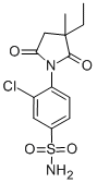 CAS 登录号：17100-94-6， 3-氯-4-(3-乙基-2,5-二氧代-3-甲基-吡咯烷-1-基)苯磺酰胺