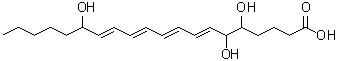 CAS#: 171030-11-8, (7E,9E,11E,13E)-5,6,15-Trihydroxy-7,9,11,13-Icosatetraenoic Acid