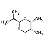 CAS#: 171038-85-0, (2R,5S,6R)-2-Isopropyl-5,6-Dimethyl-1,3-Oxathiane