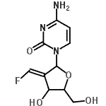 CAS#: 171233-40-2, 4-Amino-1-[2-Deoxy-2-(Fluoromethylene)Pentofuranosyl]-2(1H)-Pyrimidinone