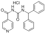 CAS 登录号：171258-73-4， N-(二苯甲基氨基甲酰)吡啶-4-甲酰胺盐酸盐