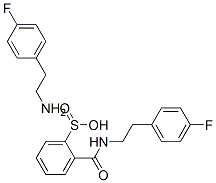 CAS#: 171359-19-6, 4-Fluorobenzeneethanamine 2-(((2-(4-fluorophenyl)ethyl)amino)carbonyl)benzenesulfinate
