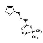 CAS#: 171366-55-5, 2-Methyl-2-Propanyl {2-[(2R)-2,5-Dihydro-2-Furanyl]Ethyl}Carbamate