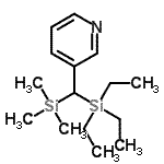 CAS 登录号：171497-97-5， 3-[(三乙基硅烷基)(三甲基硅烷基)甲基]吡啶