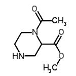 CAS 登录号：171504-96-4， 甲基1-乙酰基-2-哌嗪羧酸酯