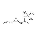 CAS#: 171550-10-0, 2-Methyl-2-Propanyl [(1R,2S)-2-(2-Oxoethyl)Cyclopropyl]Carbamate