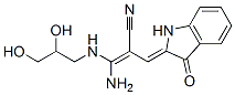 CAS#: 171853-05-7, (Z)-3-Amino-3-(2,3-Dihydroxypropylamino)-2-[(Z)-(3-Oxo-1H-Indol-2-Ylidene)Methyl]Prop-2-Enenitrile