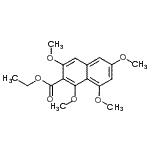 CAS 登录号：17213-51-3， 乙基1,3,6,8-四甲氧基-2-萘甲酸酯
