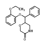 CAS 登录号：172168-14-8， 6-[(2-乙氧基苯氧基)(苯基)甲基]-3-吗啉酮