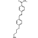 CAS 登录号：17224-18-9， 1-{4-[(E)-(4-丁氧基苄亚基)氨基]苯基}乙酮