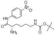CAS 登录号：172422-76-3， [(5S)-5-氨基-6-[(4-硝基苯基)氨基]-6-氧代己基]-氨基甲酸叔丁酯
