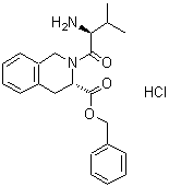 CAS 登录号：172499-31-9， (3S)-2-(L-缬氨酰)-1,2,3,4-四氢-3-异喹啉羧酸苄酯盐酸盐(1:1)