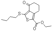 CAS#: 172516-33-5, 3-(Butylthio)-4,5,6,7-Tetrahydro-4-Oxo-Benzo[c]Thiophene-1-Carboxylic Acid Ethyl Ester