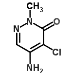 CAS#: 17254-80-7, 5-Amino-4-Chloro-2-Methyl-3(2H)-Pyridazinone