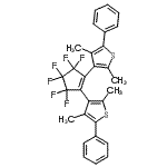 CAS#: 172612-67-8, 3,3'-(3,3,4,4,5,5-Hexafluoro-1-Cyclopentene-1,2-Diyl)Bis(2,4-Dimethyl-5-Phenylthiophene)