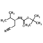 CAS#: 172695-23-7, 2-Methyl-2-Propanyl [(2R)-1-Cyano-3-Methyl-2-Butanyl]Carbamate