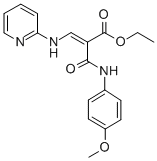CAS#: 172753-07-0, Ethyl (E)-2-[(4-Methoxyphenyl)Carbamoyl]-3-(Pyridin-2-Ylamino)Prop-2-Enoate