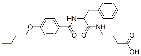 CAS 登录号：172798-63-9， 4-[[2-[(4-丁氧基苯甲酰基)氨基]-3-苯基丙酰基]氨基]丁酸