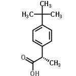 CAS#: 172824-87-2, (2S)-2-[4-(2-Methyl-2-Propanyl)Phenyl]Propanoic Acid