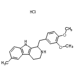 CAS#: 172895-15-7, 1-(3,4-Dimethoxybenzyl)-6-Methyl-2,3,4,9-Tetrahydro-1H-beta-Carboline Hydrochloride (1:1)
