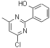 CAS 登录号：172902-25-9， 2-(4-氯-6-甲基-2-嘧啶基)苯酚