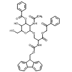 CAS#: 172939-67-2, 3-Acetamido-2-[2-{[(9H-Fluoren-9-Ylmethoxy)Carbonyl]Amino}-3-Oxo-3-(2-Oxo-2-Phenylethoxy)Propoxy]-5-Hydroxy-6-(Hydroxymethyl)Tetrahydro-2H-Pyran-4-Yl Benzoate