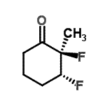 CAS 登录号：172968-86-4， (2R,3R)-2,3-二氟-2-甲基环己酮