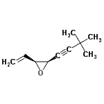 CAS 登录号：173032-93-4， (2R,3S)-2-(3,3-二甲基-1-丁炔-1-基)-3-乙烯基环氧乙烷